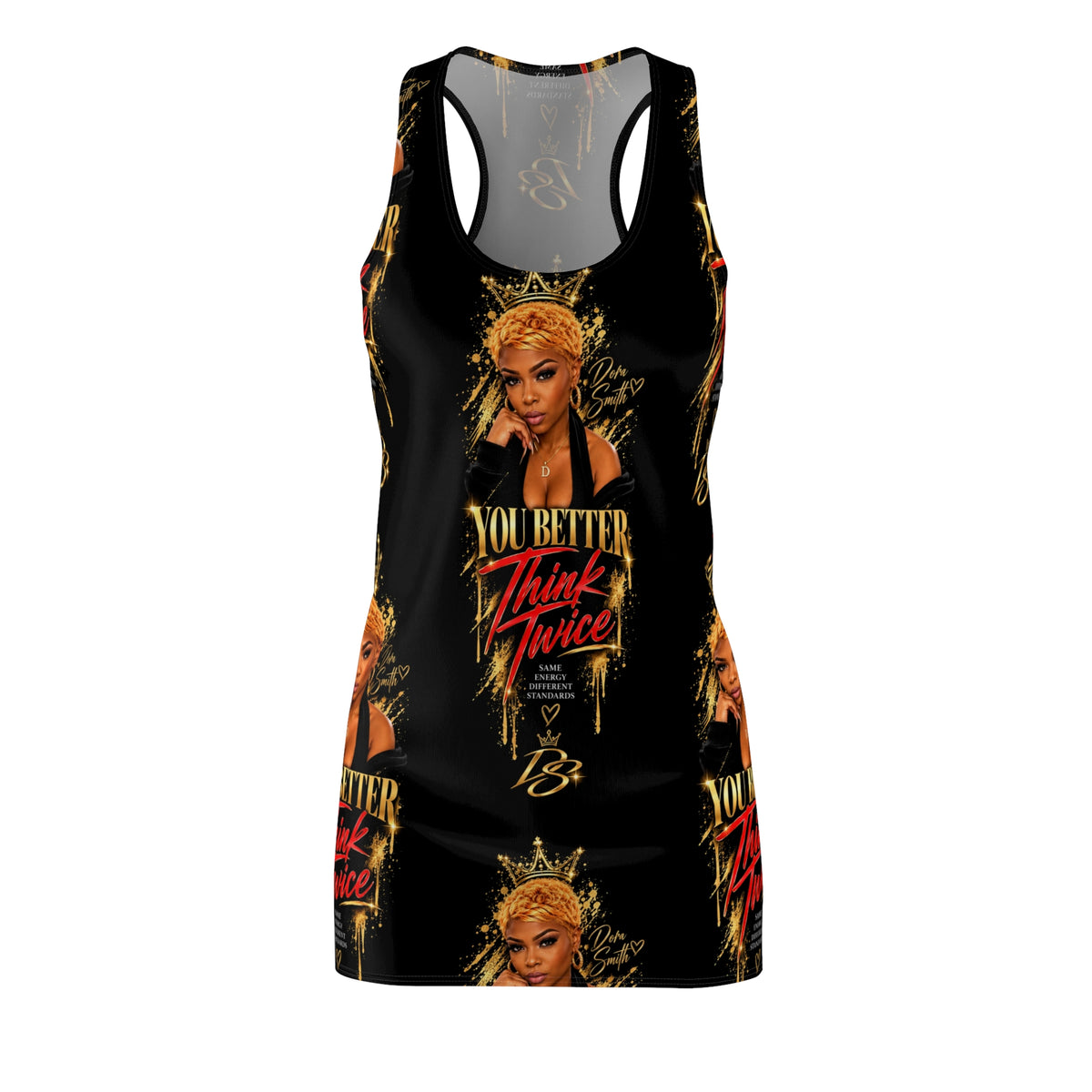 Dora Smith “You Better Think Twice” Racerback Dress