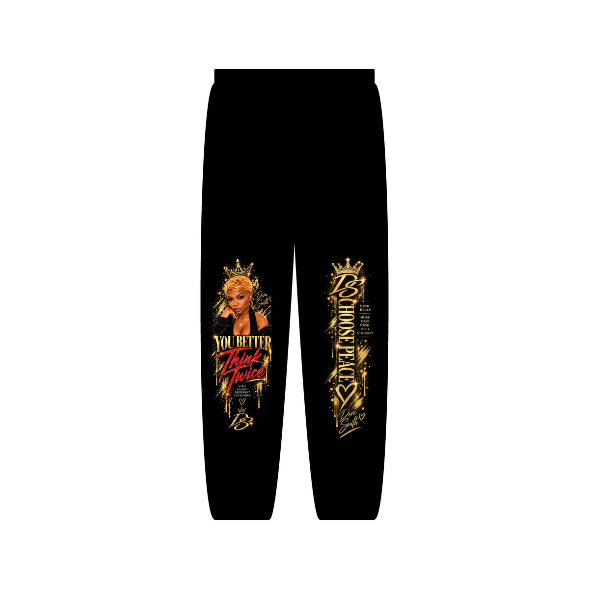 Dora Smith “ I Choose Peace” Signature Joggers