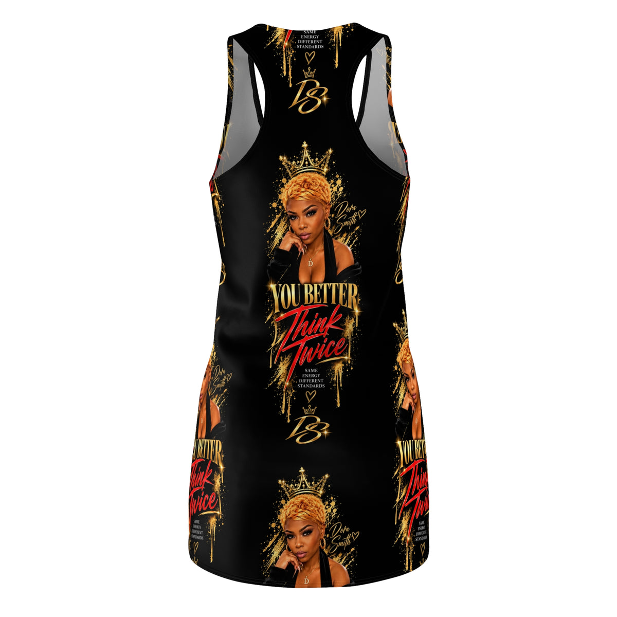 Dora Smith “You Better Think Twice” Racerback Dress